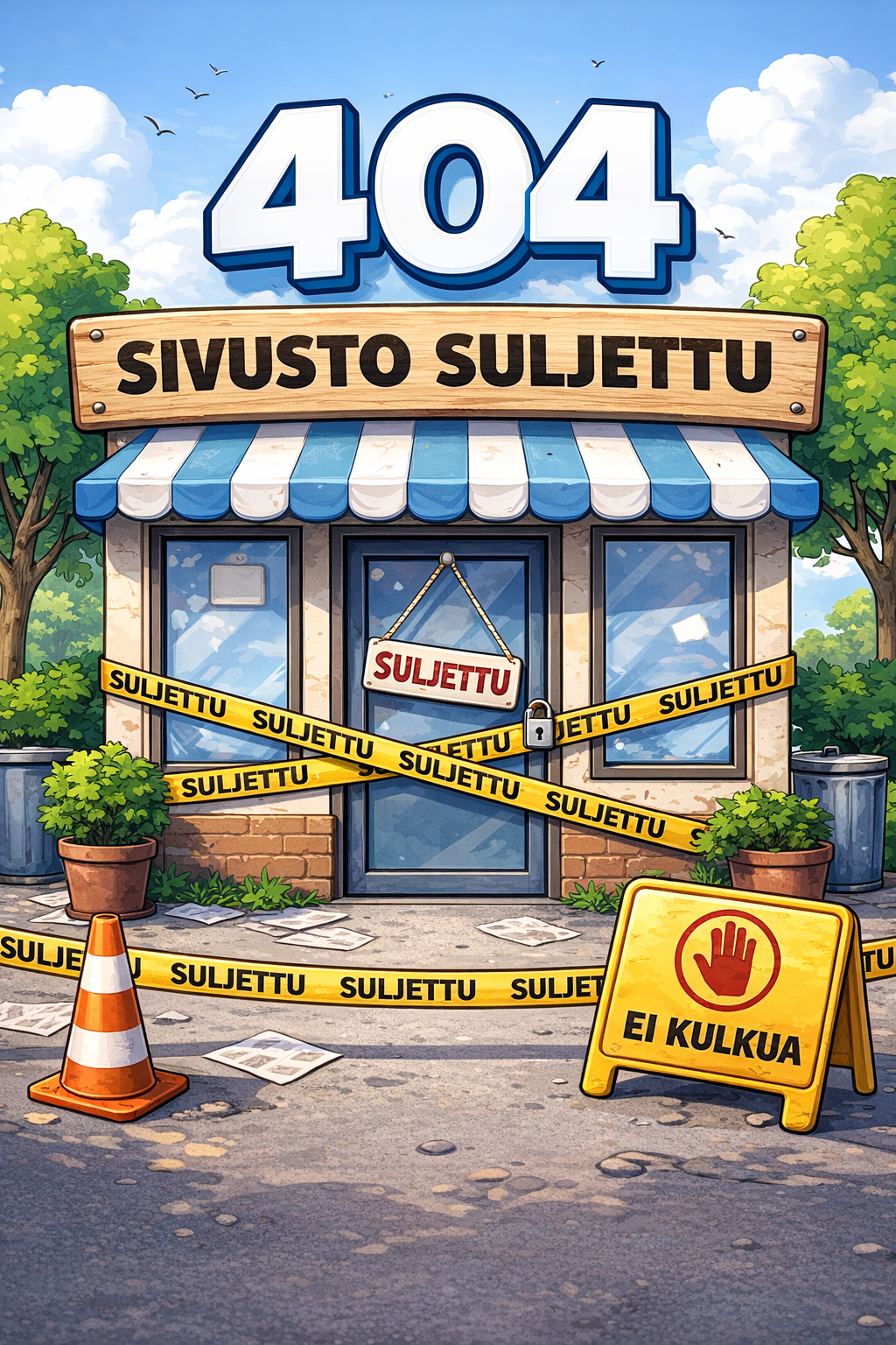 404 Sivusto suljettu
